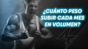 cuantos kilos subir en volumen