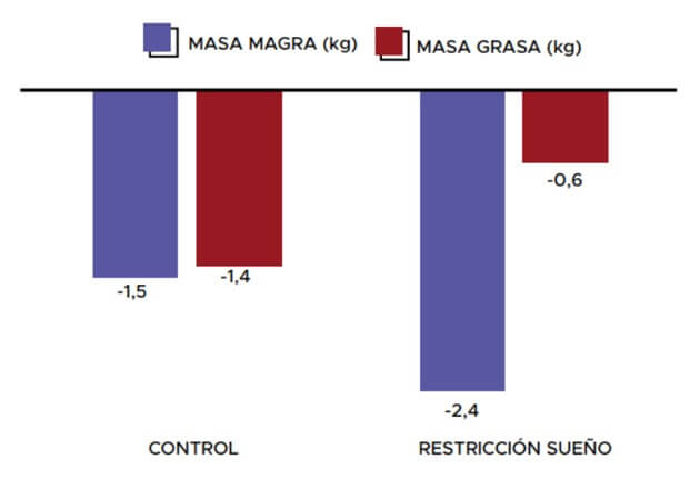 ¿Cómo afectan las horas de sueño a la ganancia de masa muscular? 5 Restricción de sueño y control