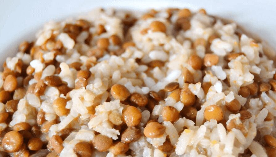 Arroz con lentejas