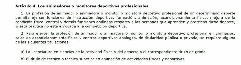 Articulo cuatro