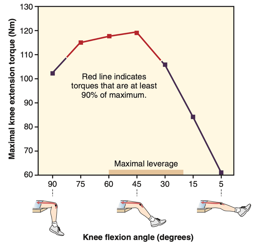  Grados de flexión de rodilla