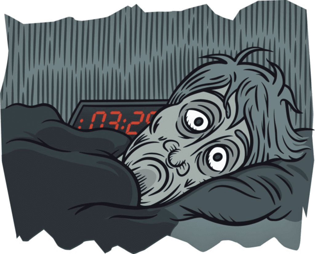 Cómo tomar ashwagandha: dosis, mejor hora y para qué sirve 9 Representación gráfica del insomnio