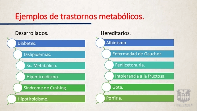 Trastornos metabólicos