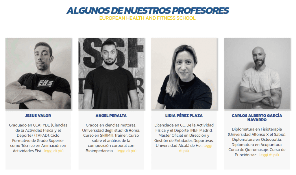 Profesores de EHS