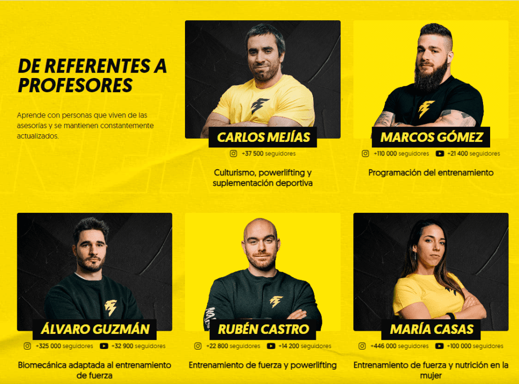 Profesores Fit Generation