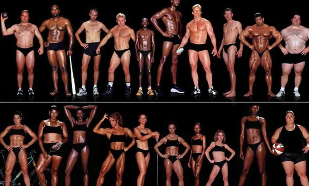 ¿Qué tipos de cuerpo existen? Explicación de los somatotipos. 21 Deportistas de élite hombre y mujer