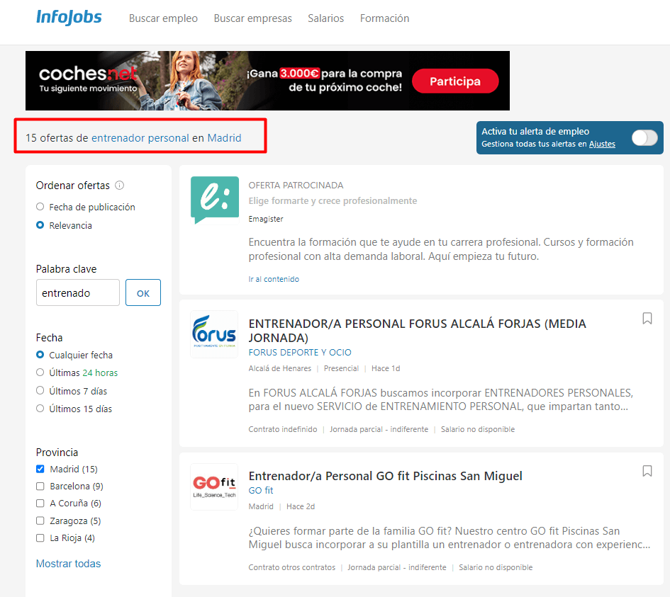 Web infojobs