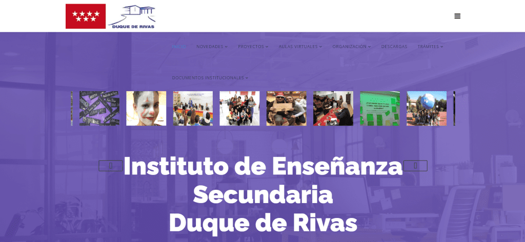 Web del IES Duque de Rivas