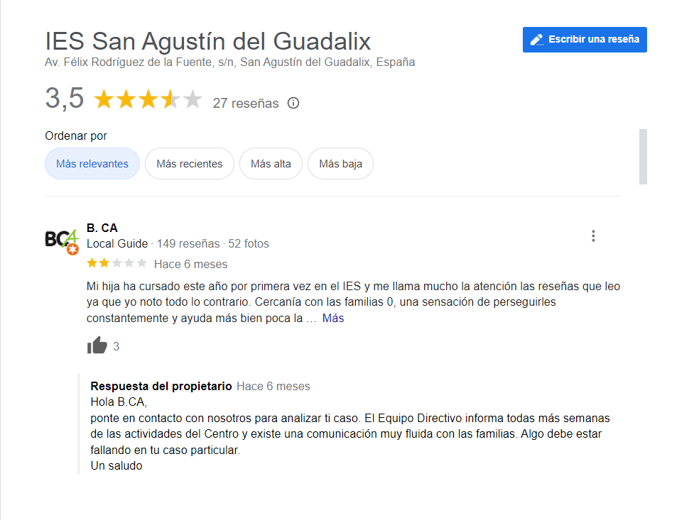 My Business del IES San Agustín