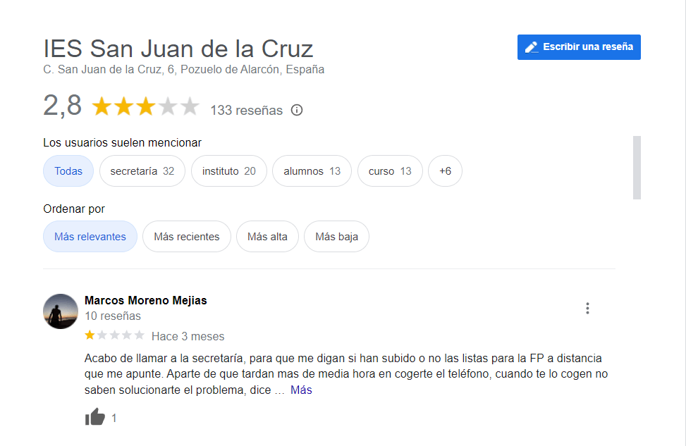 My Business del IES San Juan