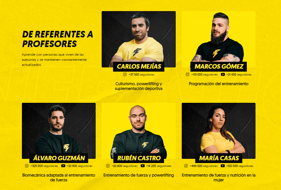 ¿Dónde estudiar TSAF en Almería? 9 Profesores Fit Generation