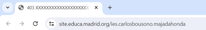 Web del IES Carlos Bousoño