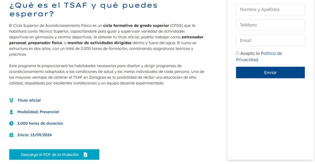 qué es el TSAF