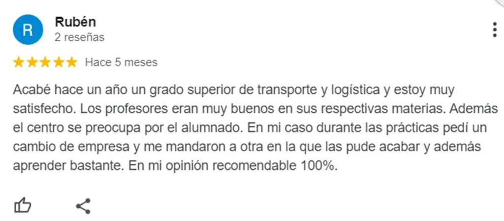 reseñas escuelas de TSAF