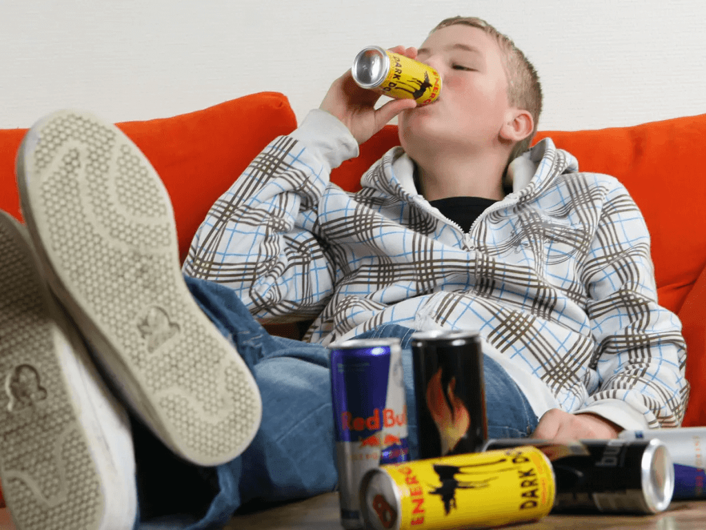 Consumo de bebidas energéticas niños