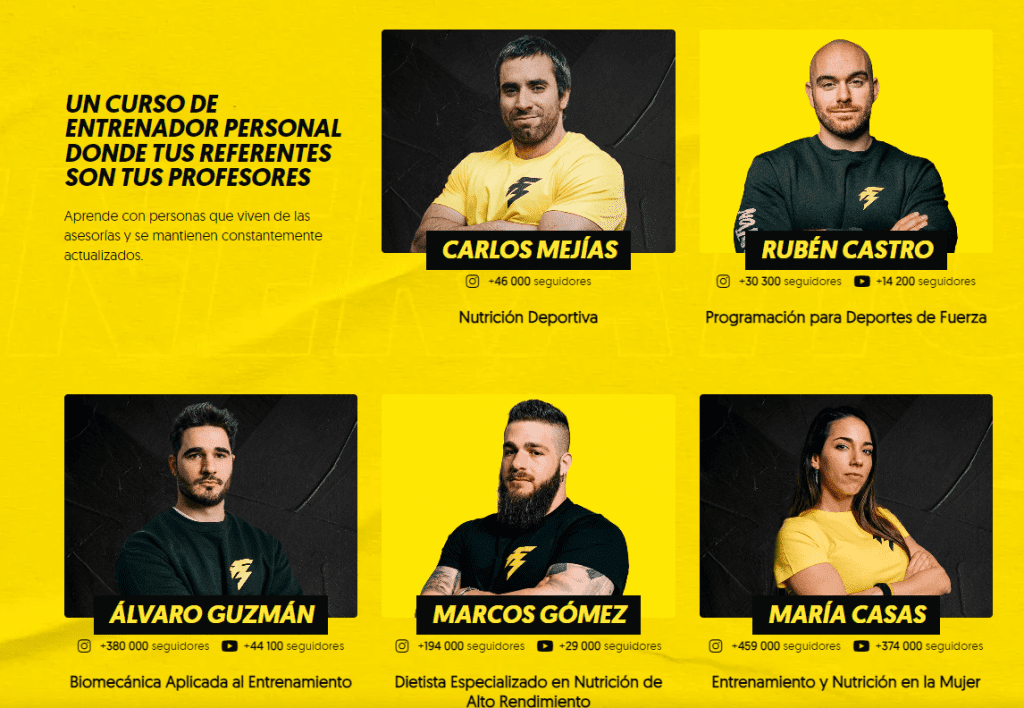 Profesores Fit Generation