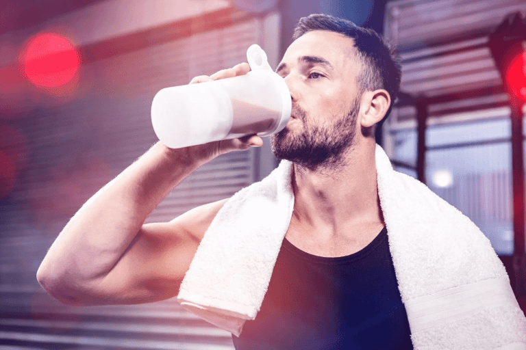 Tomar batidos de proteínas