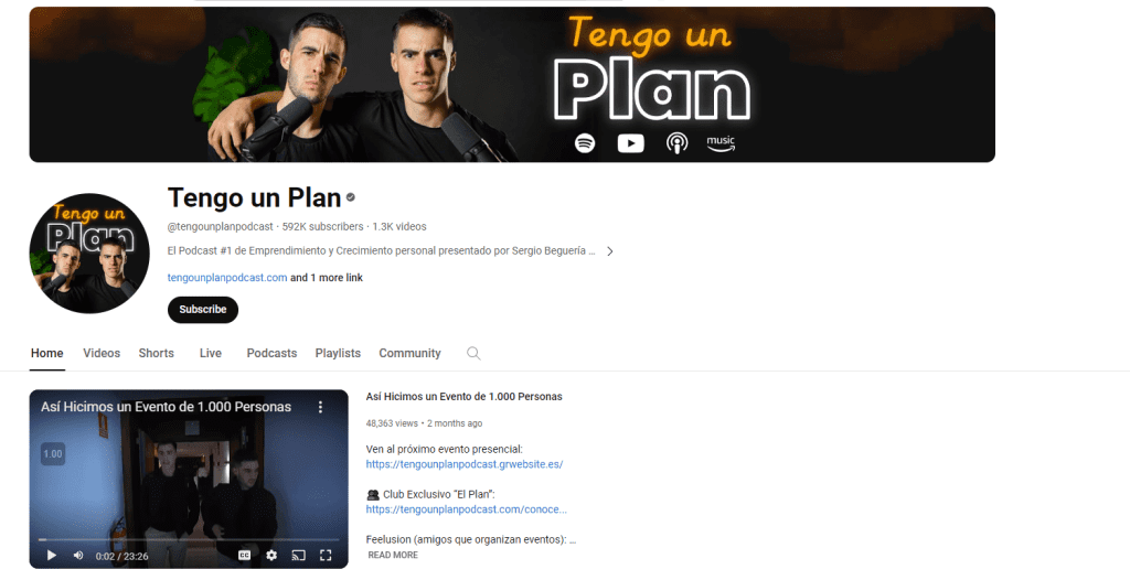 Canal Youtube