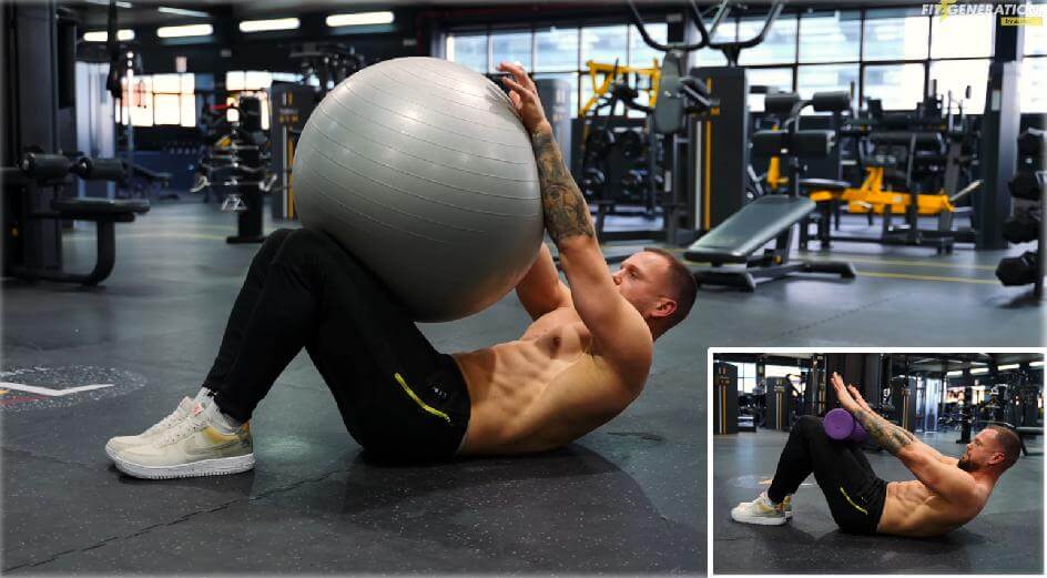 Crunch abdominal generando tensión