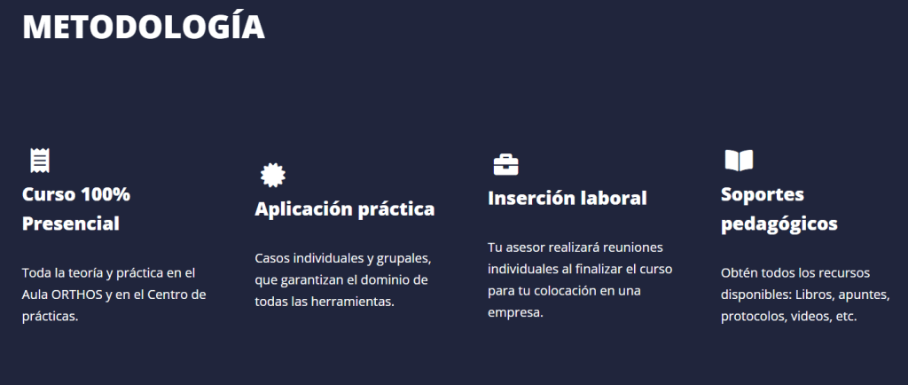 Web de Orthos Alicante