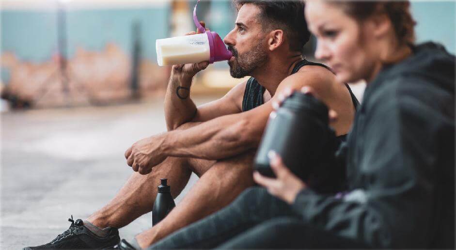 Tomar batidos de proteína
