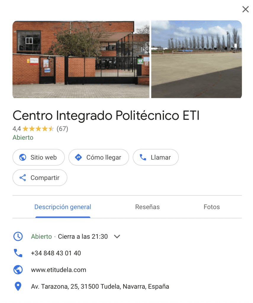 CIP ETI Tudela