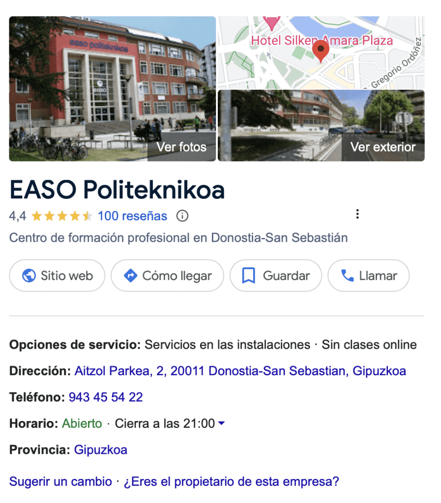 CIP Easo Politeknikoa