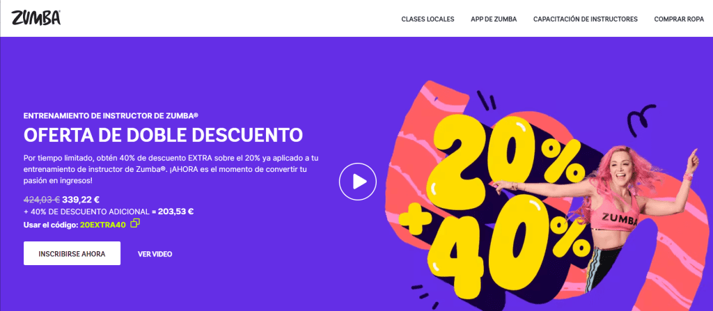 ¿Qué estudiar para ser monitor de actividades dirigidas? 4 Web oficial de Zumba
