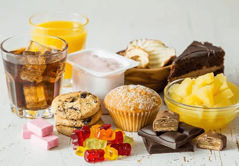 Alimentos con azúcar y EII