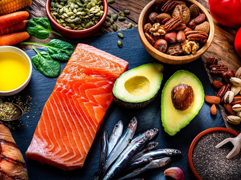 Alimentos con grasas saludables
