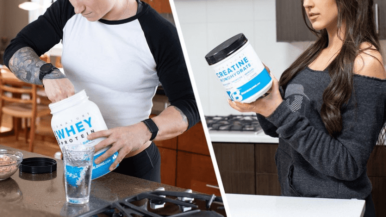 Whey protein y la creatina