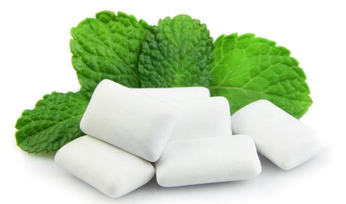 Chicles y mentas sin azúcar