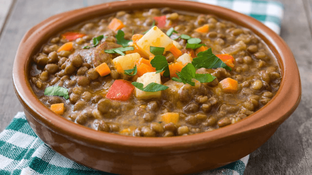 Sopa de lentejas