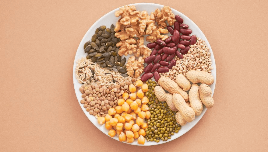 Consumo de granos y frutos secos