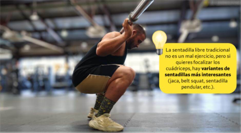 Cómo desarrollar cuádriceps fuertes y estéticos (basado en ciencia) 19 La sentadilla libre