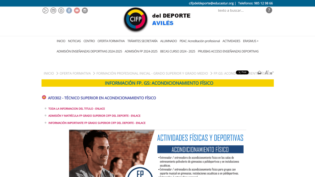 CIFP Del Deporte