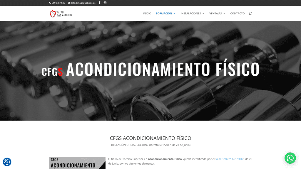 Centro privado TSAF en Cantabria