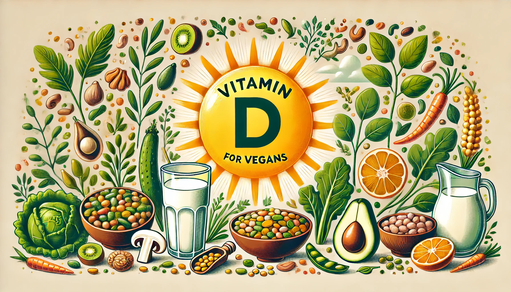 vitamina D veganos guia