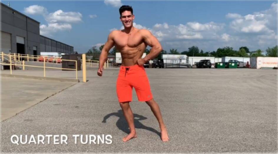 Pose frontal Men’s Physique