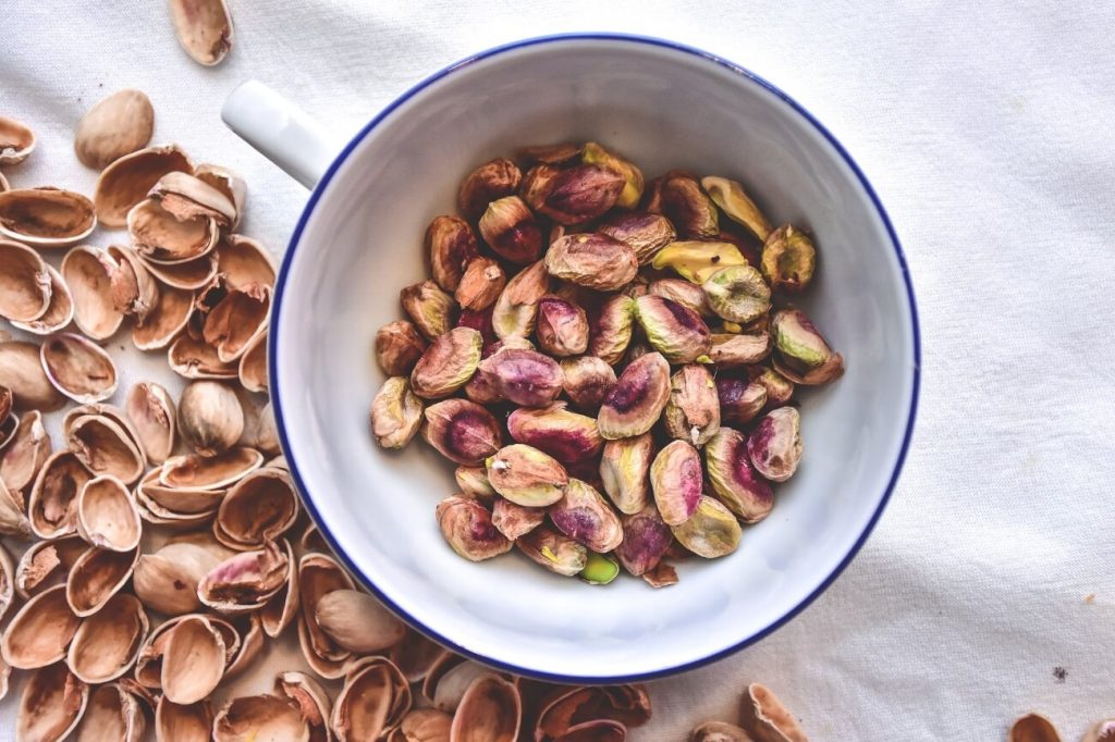 11 mejores alimentos veganos para ganar músculo 8 Pistachos alimento vegano