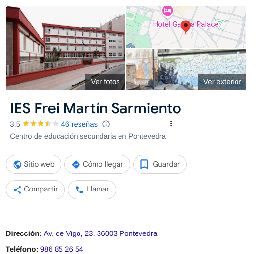 IES Frei Martín Sarmiento