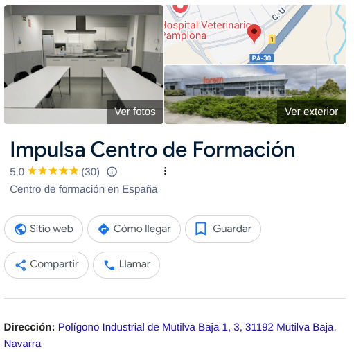 Perfil de Google Business