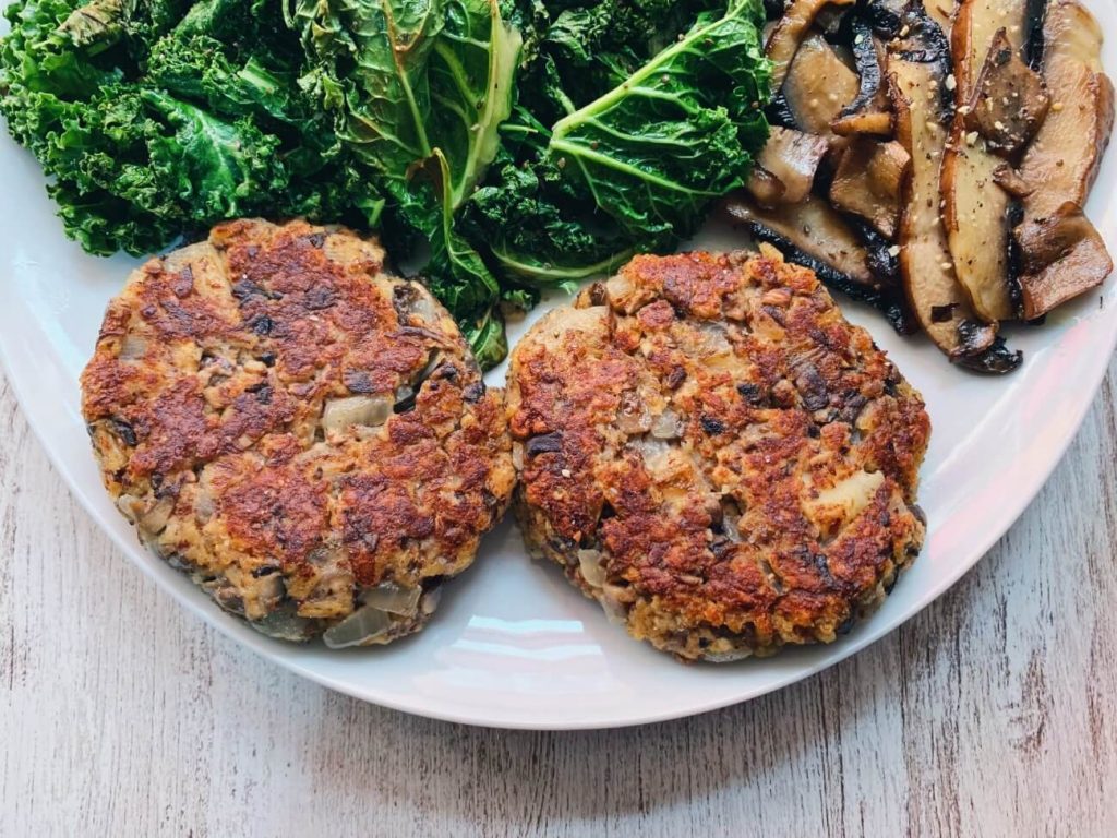 Hamburguesas keto veganas