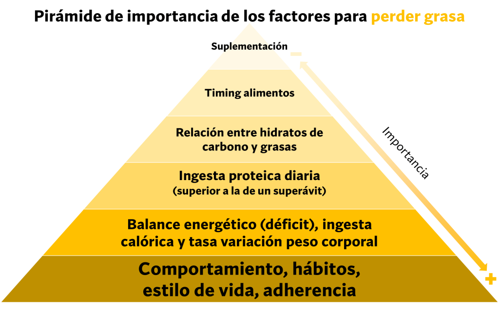 Pirámide de importancia nutricional