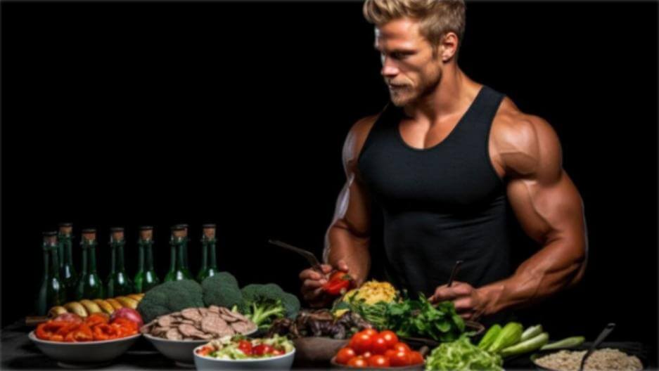 Comer saludable culturistas