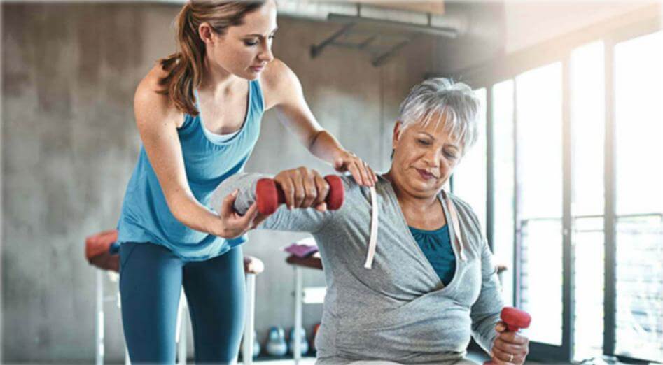 Entrenamiento de fuerza adultos mayores
