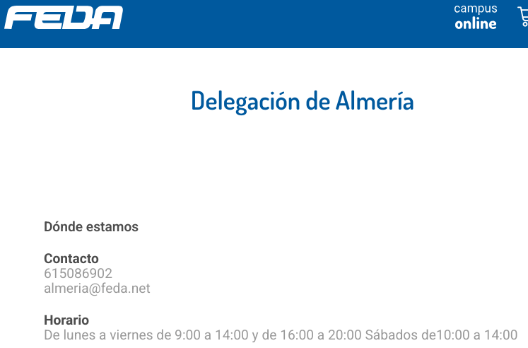 Delegación Almería FEDA