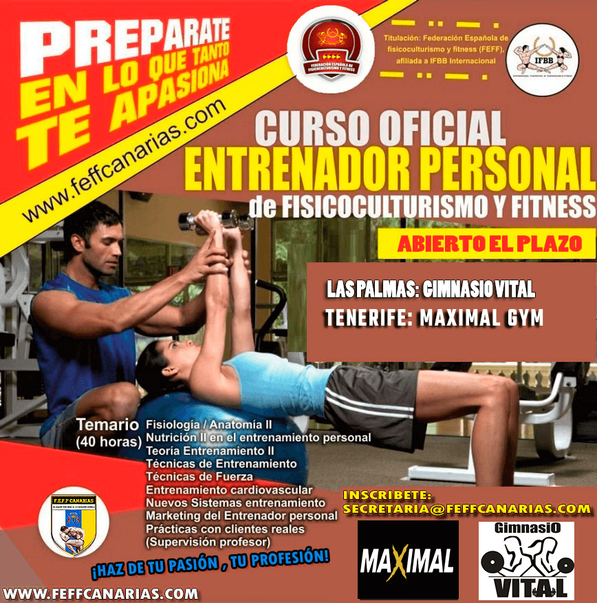 FEFF Canariascurso entrenador personal