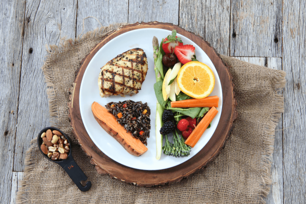 Control de porciones alimentos