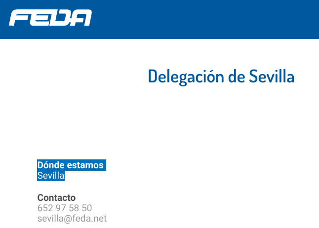 Delegación Sevilla ubicación